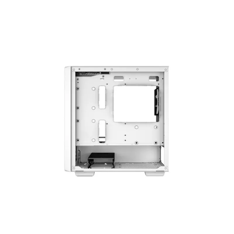 Caja de PC DeepCool CC360 WH ARGB Mini Tower blanca — Micro-ATX/Mini-ITX, cristal templado, 2x 3,5