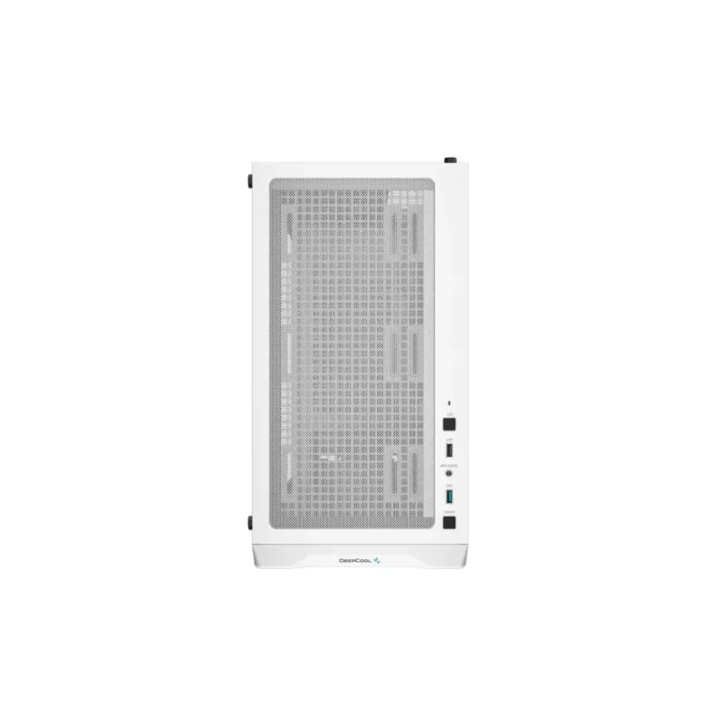 Caja de PC DeepCool CC360 WH ARGB Mini Tower blanca — Micro-ATX/Mini-ITX, cristal templado, 2x 3,5