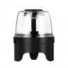 Adler AD 4449B set de molinillos eléctricos de sal y pimienta, 3 molinillos, muelas de cerámica, carga USB-C, batería de litio, 7 W, 150 ml, negro mate