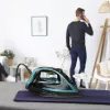 Plancha de vapor Tefal Puregliss FV8066 suela Durilium AirGlide Autoclean 3000 W negra, azul