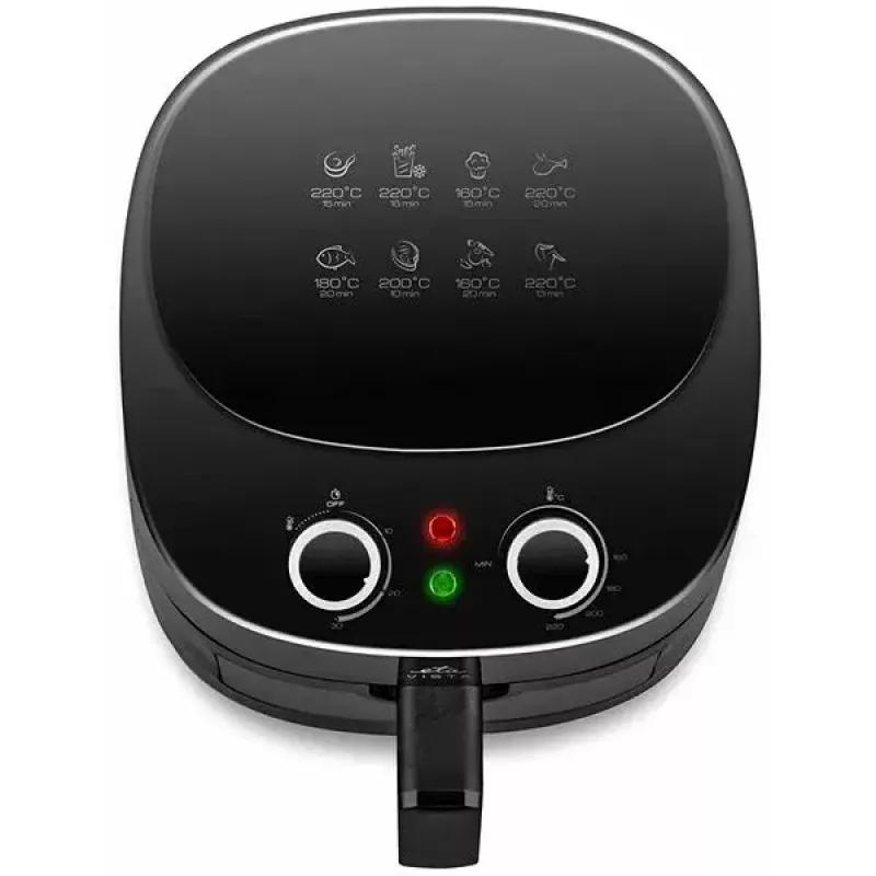 Freidora de aire ETA ETA016890000, aparato de sobremesa 1300W, 4,3 L, negra