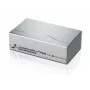 ATEN Splitter de vídeo VGA de 2 puertos (350 MHz), VGA, 2x VGA, 1920 x 1440 píxeles, Plata, Metal, 30 m