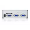 ATEN Splitter de vídeo VGA de 2 puertos (350 MHz), VGA, 2x VGA, 1920 x 1440 píxeles, Plata, Metal, 30 m