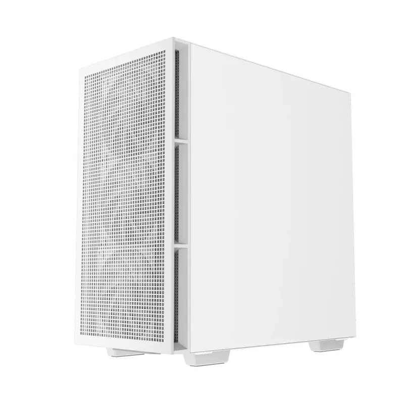 DeepCool CH560 Digital WH caja de PC Mid-Tower, E-ATX/ATX, cristal templado, 3 ventiladores ARGB de 140 mm, pantalla de estado digital, USB-C, blanca
