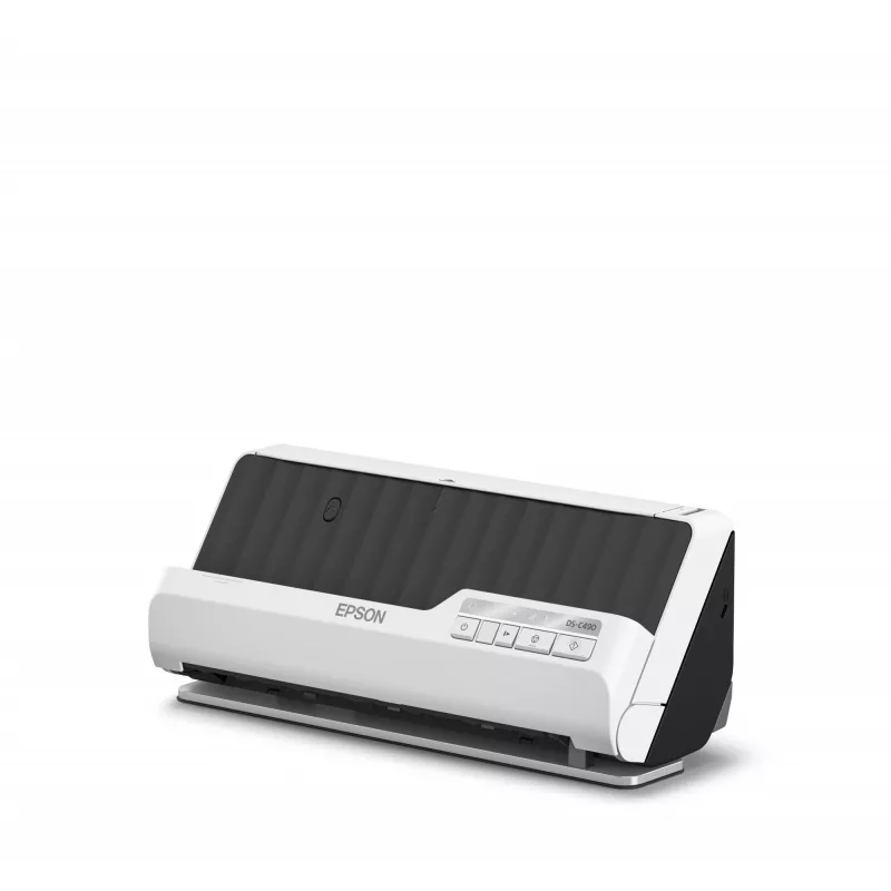 Epson DS-C490 escáner de alimentación ADF + 600 x 600 DPI A4 negro, blanco