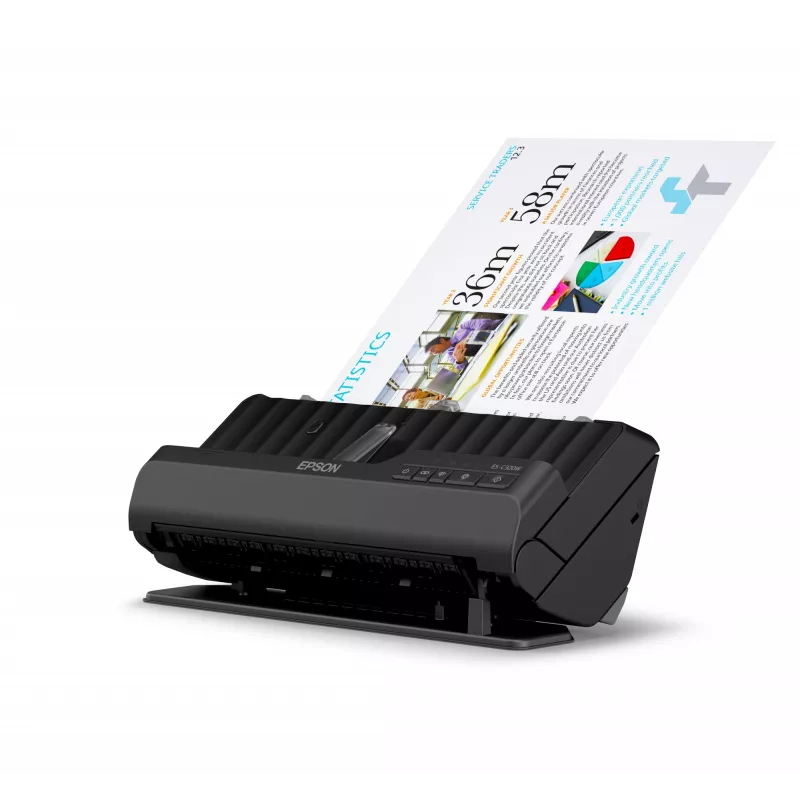 Epson ES-C320W escáner de alimentación ADF + 600 x 600 DPI A4 negro
