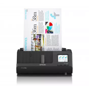 Epson ES-C380W escáner de alimentación ADF + 600 x 600 DPI A4 negro