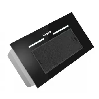 Campana extractora integrable CANDY CPY5MBG, 520 mm, 298 m³/h, cristal negro, extracción/recirculación