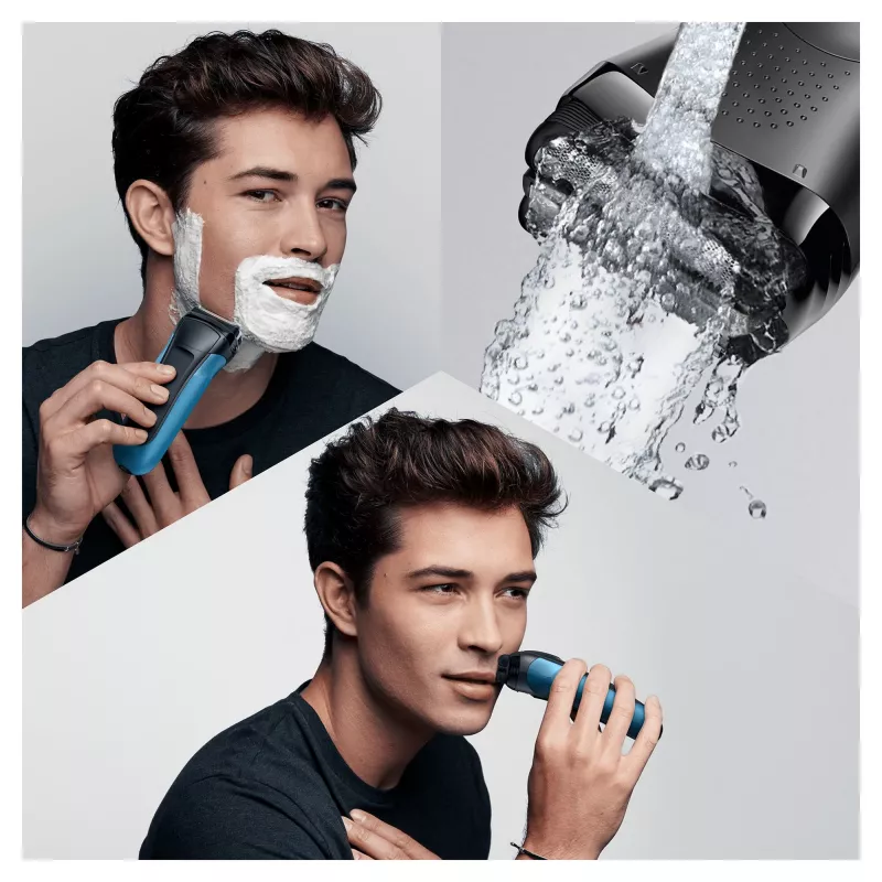 Braun Series 3 310BT afeitadora eléctrica – afeitadora de lámina húmeda y seca con accesorios recortadores de barba