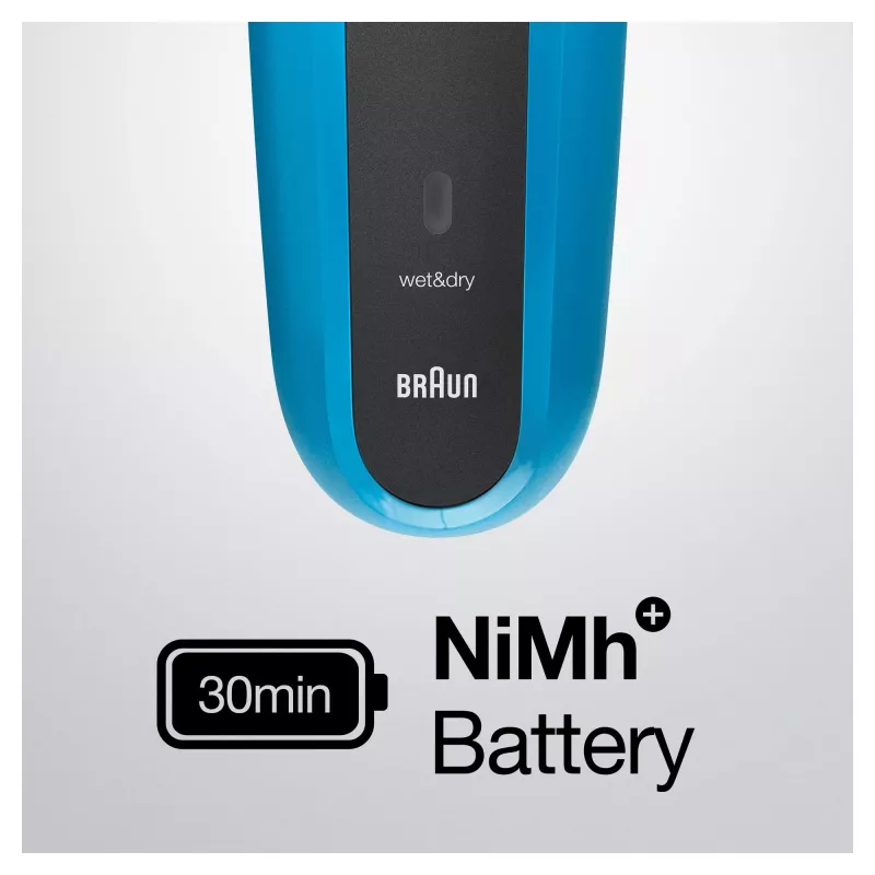 Braun Series 3 310BT afeitadora eléctrica – afeitadora de lámina húmeda y seca con accesorios recortadores de barba