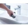 Panasonic ES-RW33 afeitadora eléctrica de láminas, Wet & Dry, inalámbrica, recortadora desplegable, autonomía de 30 min, negro/plateado