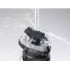 Panasonic ES-RW33 afeitadora eléctrica de láminas, Wet & Dry, inalámbrica, recortadora desplegable, autonomía de 30 min, negro/plateado