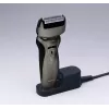 Panasonic ES-RW33 afeitadora eléctrica de láminas, Wet & Dry, inalámbrica, recortadora desplegable, autonomía de 30 min, negro/plateado