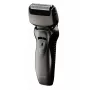 Panasonic ES-RW33 afeitadora eléctrica de láminas, Wet & Dry, inalámbrica, recortadora desplegable, autonomía de 30 min, negro/plateado