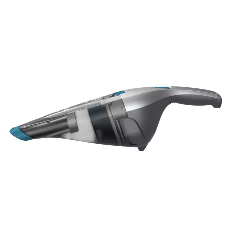 Black & Decker NVC215WA-QW DustBuster aspirador de mano inalámbrico, capacidad de polvo 0,3 l, 1500 mAh de iones de litio, filtro lavable, azul/gris
