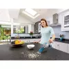 Black & Decker NVC215WA-QW DustBuster aspirador de mano inalámbrico, capacidad de polvo 0,3 l, 1500 mAh de iones de litio, filtro lavable, azul/gris