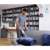 Black & Decker NVC215WA-QW DustBuster aspirador de mano inalámbrico, capacidad de polvo 0,3 l, 1500 mAh de iones de litio, filtro lavable, azul/gris