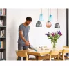 Black & Decker NVC215WA-QW DustBuster aspirador de mano inalámbrico, capacidad de polvo 0,3 l, 1500 mAh de iones de litio, filtro lavable, azul/gris