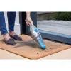 Black & Decker NVC215WA-QW DustBuster aspirador de mano inalámbrico, capacidad de polvo 0,3 l, 1500 mAh de iones de litio, filtro lavable, azul/gris