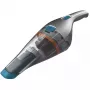 Black & Decker NVC215WA-QW DustBuster aspirador de mano inalámbrico, capacidad de polvo 0,3 l, 1500 mAh de iones de litio, filtro lavable, azul/gris
