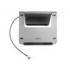 Acer HP.DSCAB.012 soporte para portátil con docking 5 en 1 (USB-C, HDMI, 3x USB-A), para portátiles de 11,6 a 15,6 pulgadas, aluminio, plateado, 270 x 45 x 300 mm