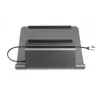 Acer HP.DSCAB.012 soporte para portátil con docking 5 en 1 (USB-C, HDMI, 3x USB-A), para portátiles de 11,6 a 15,6 pulgadas, aluminio, plateado, 270 x 45 x 300 mm