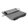 Acer HP.DSCAB.012 soporte para portátil con docking 5 en 1 (USB-C, HDMI, 3x USB-A), para portátiles de 11,6 a 15,6 pulgadas, aluminio, plateado, 270 x 45 x 300 mm