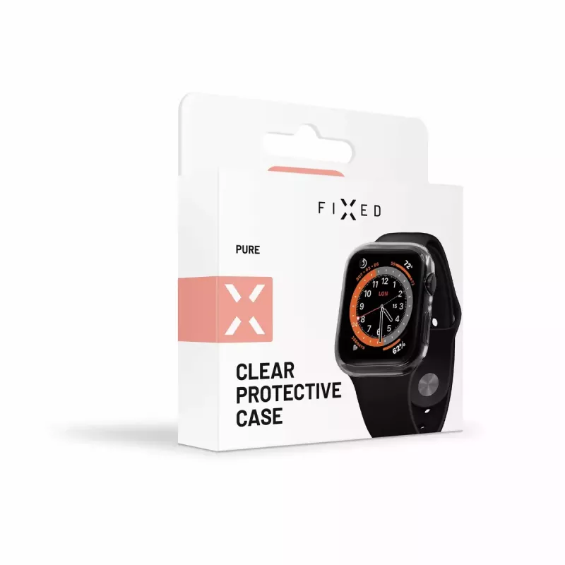 FIXED protector de pantalla para Apple Watch 45mm Series 8 – policarbonato transparente cobertura total
