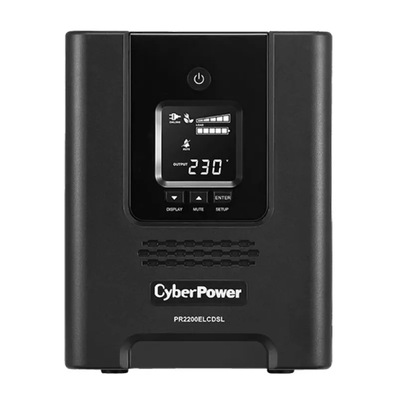 CyberPower PR2200ELCDSL SAI (sistema de alimentación ininterrumpida) line-interactive 2,2 kVA 1980 W 9 tomas AC