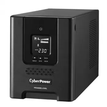 CyberPower PR3000ELCDSL SAI sistema de alimentación ininterrumpida line-interactive 3 kVA 2700 W 9 tomas AC