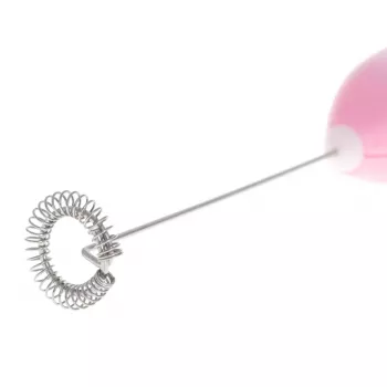 Espumador de leche Mesko MS 4493p – espumador eléctrico de mano, rosa