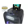 Sharp PS-949 XParty Street Beat altavoz para fiestas, 132 W, Bluetooth 5.0, batería integrada, 12 h de reproducción, IPX4, USB/AUX, espectáculo de luces LED, negro