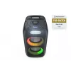 Sharp PS-949 XParty Street Beat altavoz para fiestas, 132 W, Bluetooth 5.0, batería integrada, 12 h de reproducción, IPX4, USB/AUX, espectáculo de luces LED, negro