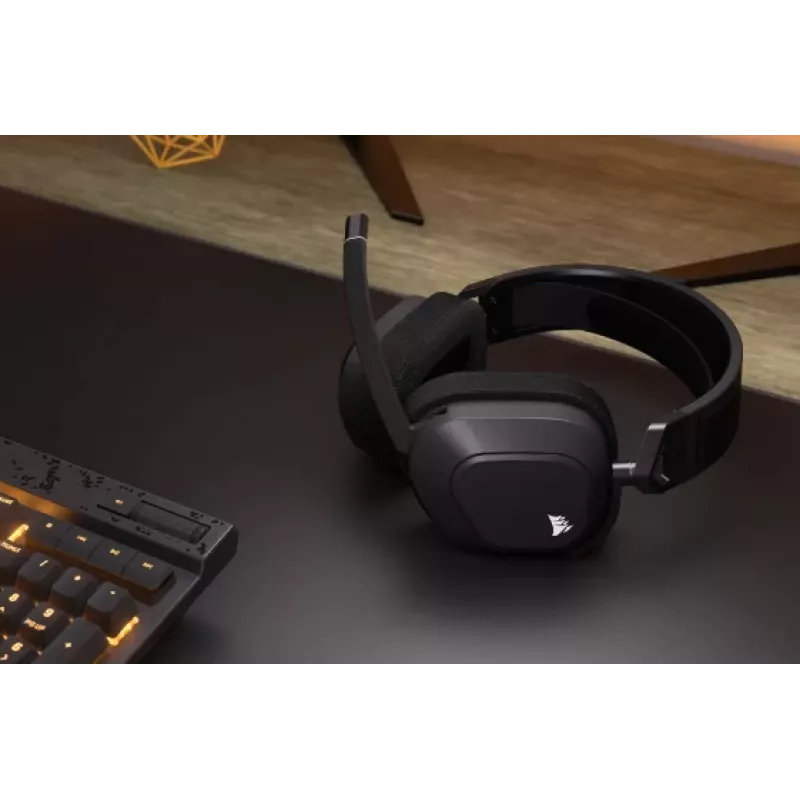 CORSAIR auriculares gaming HS80 Max - inalámbricos - gris acero