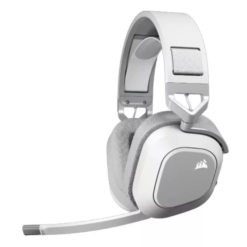 CORSAIR auriculares gaming HS80 MAX – inalámbricos – blanco