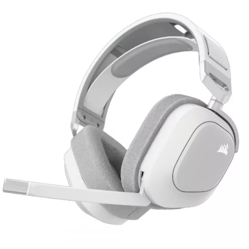 CORSAIR auriculares gaming HS80 MAX – inalámbricos – blanco