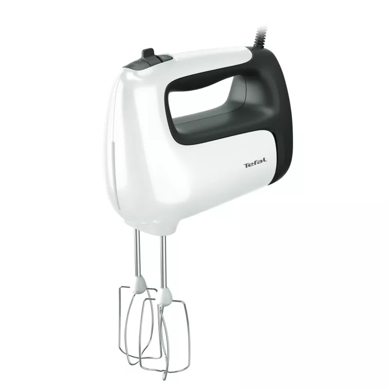Batidora de mano Tefal Prep'Mix HT4621 — 500 W, 5 velocidades, varillas de metal, blanca