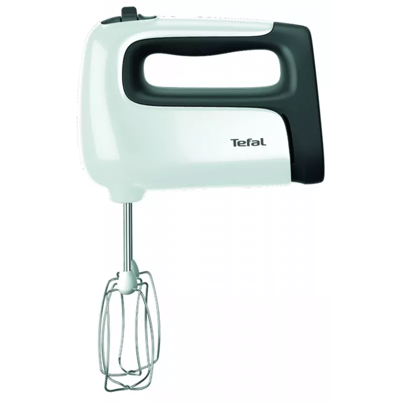 Batidora de mano Tefal Prep'Mix HT4621 — 500 W, 5 velocidades, varillas de metal, blanca