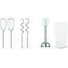 Batidora de mano Tefal Prep'Mix HT4621 — 500 W, 5 velocidades, varillas de metal, blanca