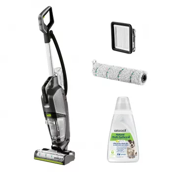 Bissell CrossWave HydroSteam PET Select aspirador vertical AC en seco y húmedo sin bolsa 0 L 1100 W gris