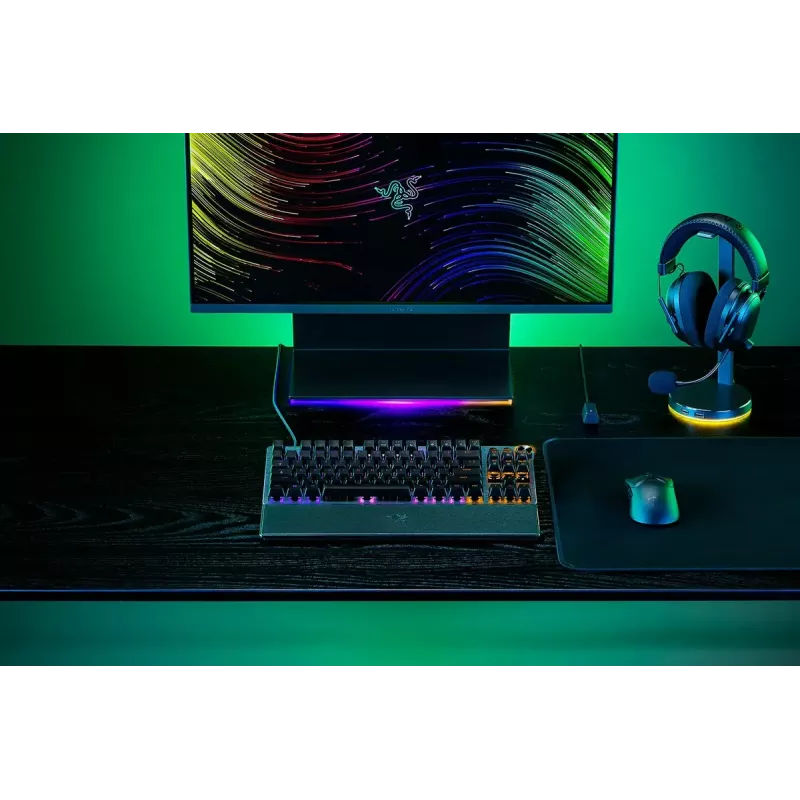 Teclado Razer Huntsman V3 Pro Tenkeyless interruptor óptico RGB negro