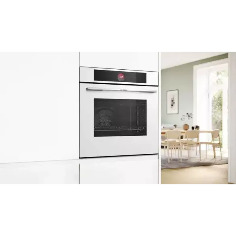 Horno de integración Bosch HBG7721W1S, eléctrico, pirolítico