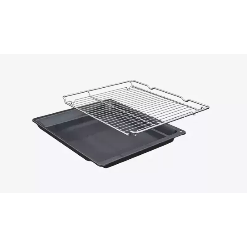 Horno de integración Bosch HBG7721W1S, eléctrico, pirolítico