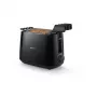 Philips Daily Collection HD2583/90 tostadora, 2 ranuras, 8 niveles, 600 W, negro