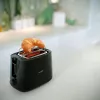Philips Daily Collection HD2583/90 tostadora, 2 ranuras, 8 niveles, 600 W, negro