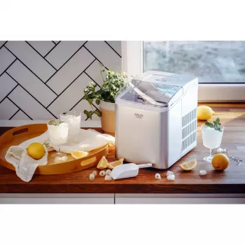 Máquina de cubitos de hielo Adler AD 8086 Potencia 100 W Plata