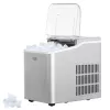 Máquina de cubitos de hielo Adler AD 8086 Potencia 100 W Plata