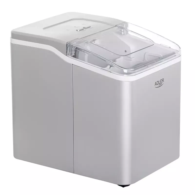 Máquina de cubitos de hielo Adler AD 8086 Potencia 100 W Plata