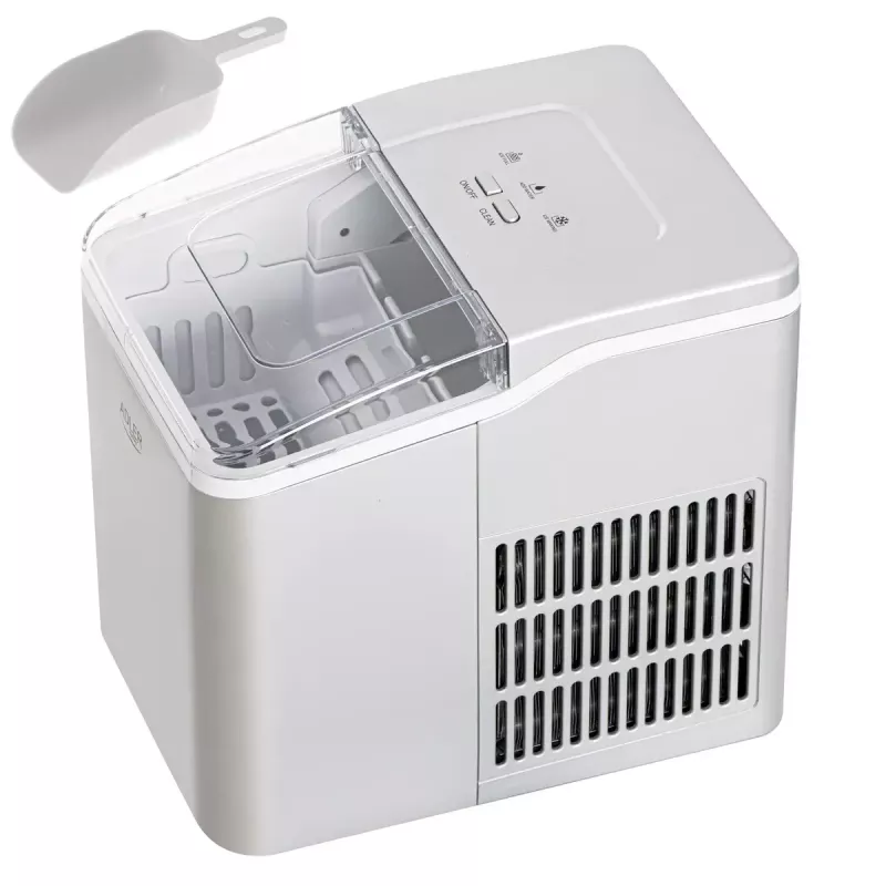Máquina de cubitos de hielo Adler AD 8086 Potencia 100 W Plata