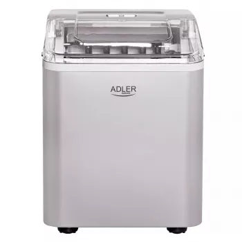 Máquina de cubitos de hielo Adler AD 8086 Potencia 100 W Plata